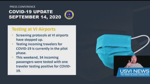 Coronavirus Testing at Territory Airports