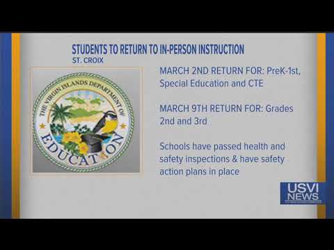 Students Return to In-Person Instruction in St. Croix