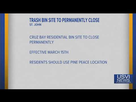 Trash Bin Site to Permanently Close