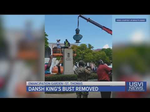 Danish King’s Bust Removed in St. Thomas