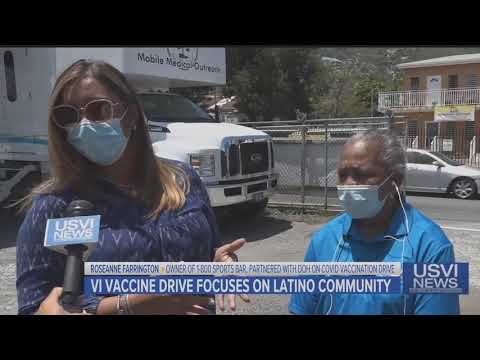 VI Vaccine Drive Focuses on Latino Community