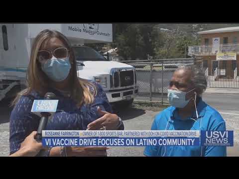 VI Vaccine Drive Focuses on Latino Community