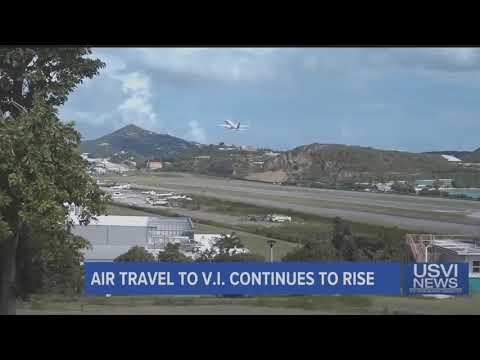 Air Travel to Virgin Islands Continues to Rise