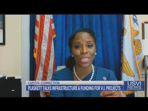 Plaskett Talks Infrastructure Funding for Virgin Islands Projects