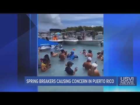 Spring Breakers Causing Concern in Puerto Rico