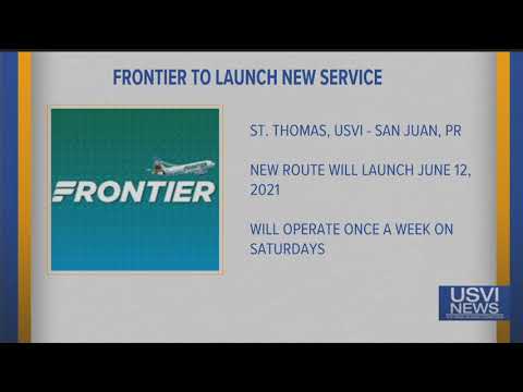 Frontier Launches New Service from St. Thomas to San Juan