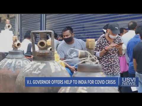 Virgin Islands Governor Offers Help to India for COVID-19 Crisis