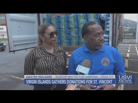 Virgin Islands Gathers Donations for St. Vincent Residents