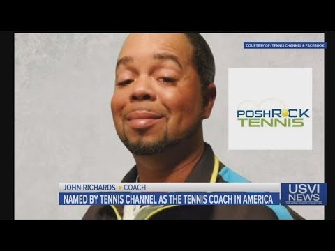 Tennis Channel Names Virgin Islands’ John Richards Top Tennis Coach in America