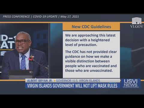 Virgin Islands Government Will Not Lift Mask Rules