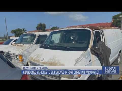 Abandoned Vehicles in Fort Christian Parking Lot to be Removed