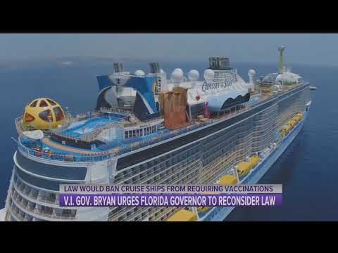 Gov. Bryan Urges Florida Gov. to Reconsider Law on Cruise Ships