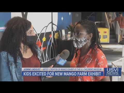 Kids Excited for New Mango Farm Exhibit