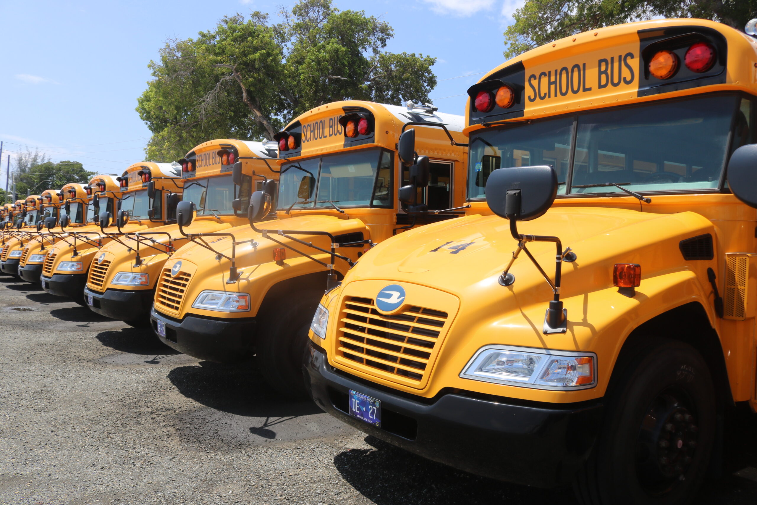 School Bus Service Resumes in St. Croix District Sept. 29 with Fleet of New Buses