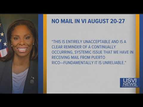 Plaskett on No Mail Delivery to Virgin Island for Entire Week