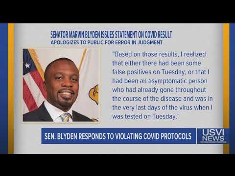 Sen. Blyden Responds to Violating COVID-19 Protocols