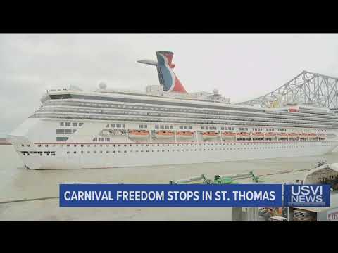 Carnival Freedom to Make First Call to St. Thomas since Resuming Service