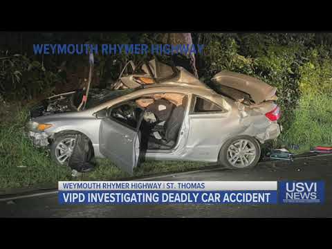 Police Investigate Deadly Accident on Weymouth Rhymer Highway in St. Thomas