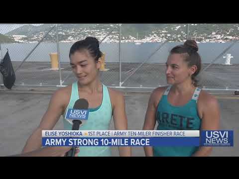 Army Strong 10 Mile Race in St. Thomas