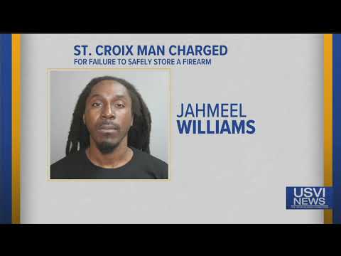 St. Croix Man Charged for Failure to Safely Store Firearm