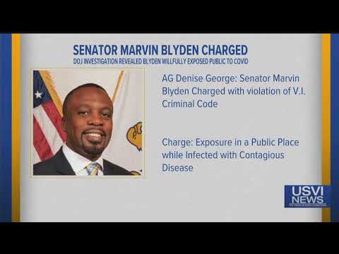 Sen. Marvin Blyden Charged