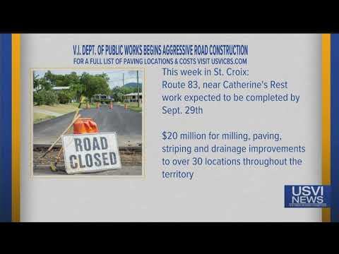 Department of Public Works Starts Aggressive Road Construction