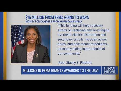 Millions in FEMA Grants Awarded to USVI