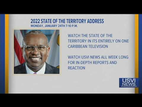 USVI Governor to Hold State of the Territory Address