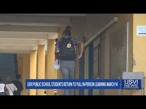 USVI Public School Students Return to Full In-Person Learning