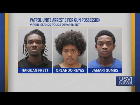 Patrol Units Arrest 3 for Gun Possession