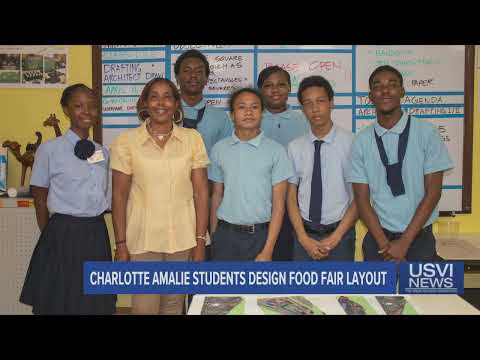 Charlotte Amalie Students Design Food Fair Layout