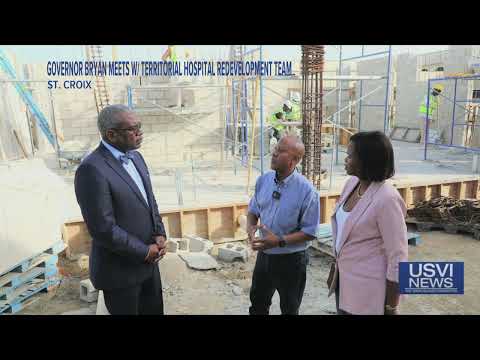 Gov. Bryan Meets with Territorial Hospital Redevelopment Team