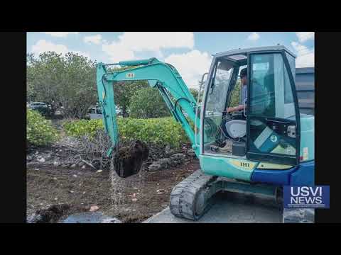 Virgin Islands Department of Public Works Working to Clear Guts