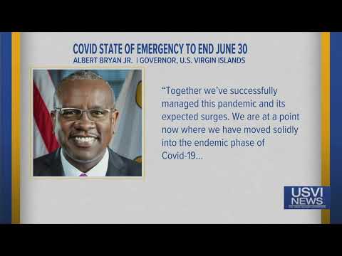 COVID-19 State of Emergency to End June 30 in USVI