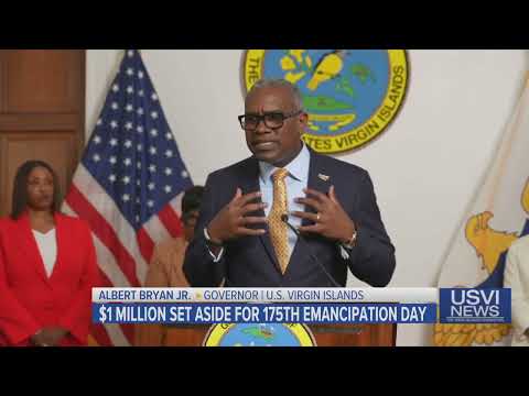 $1M Set Aside for USVI’s 175th Emancipation Day