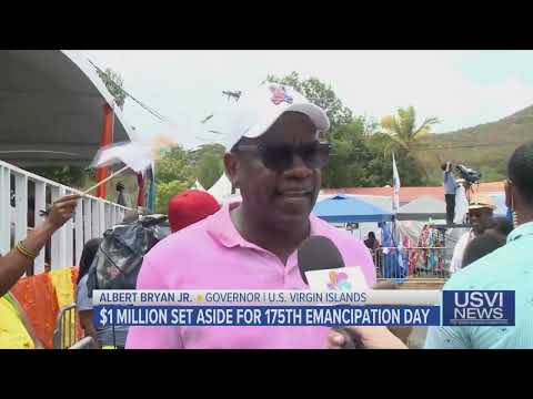 Gov. Bryan on Setting Aside $1M for 175th Emancipation Day