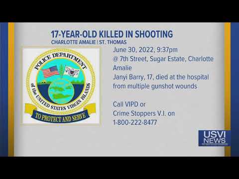 17 Year Old Killed in Shooting in St. Thomas