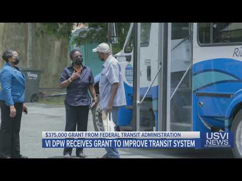 Federal Grant to Improve USVI’s Transit System