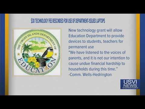 Technology Fee Rescinded for School-Issued Laptops in USVI