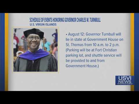 Schedule of Events Honor Gov. Charles Turnbull