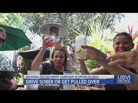 Virgin Islands Police Issue Warning to Drive Sober or Get Pulled Over