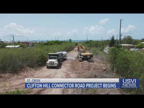 Clifton Hill Connector Road Project Starts in St. Croix