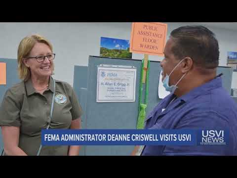 FEMA Administrator Deanne Criswell Visits USVI