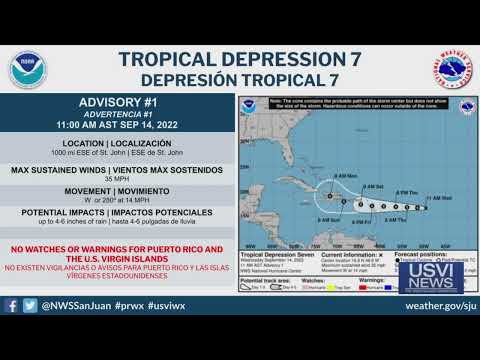 Tropical Depression 7 Forms