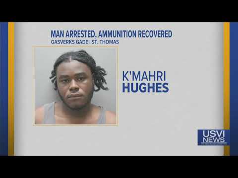 Man Arrested, Ammunition Recovered on St. Thomas