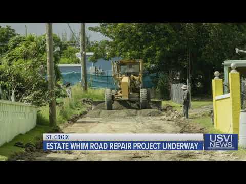 Estate Whim Road Repair Project Underway