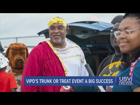 Virgin Islands Police Department’s Trunk or Treat Event a Big Success