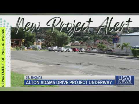 Alton Adams Drive Project Underway in St. Thomas