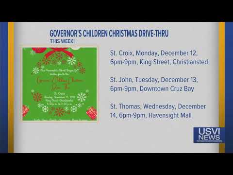 Governor’s Children Christmas Drive-Thru this Week