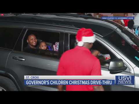 Governor’s Children Christmas Drive-Thru in St. Croix